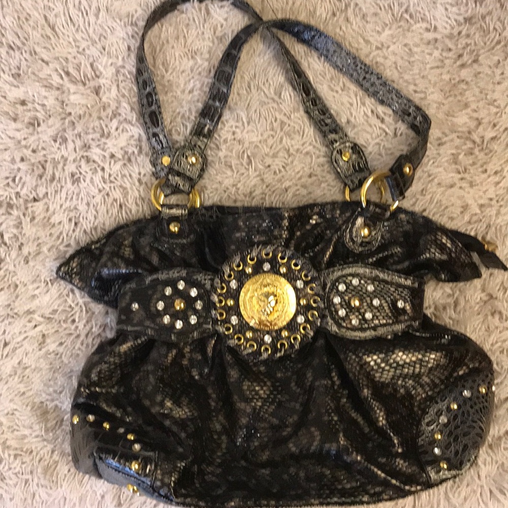 Black/Gold Shoulder Bag